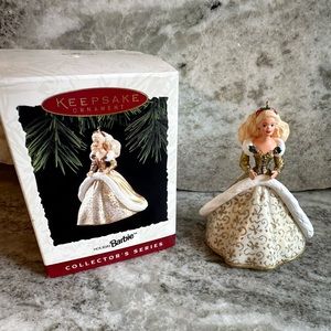Vintage Hallmark, holiday, Barbie collector series, keepsake ornament